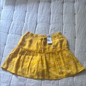 Abercrombie Kids Sunny Yellow Floral Skirt